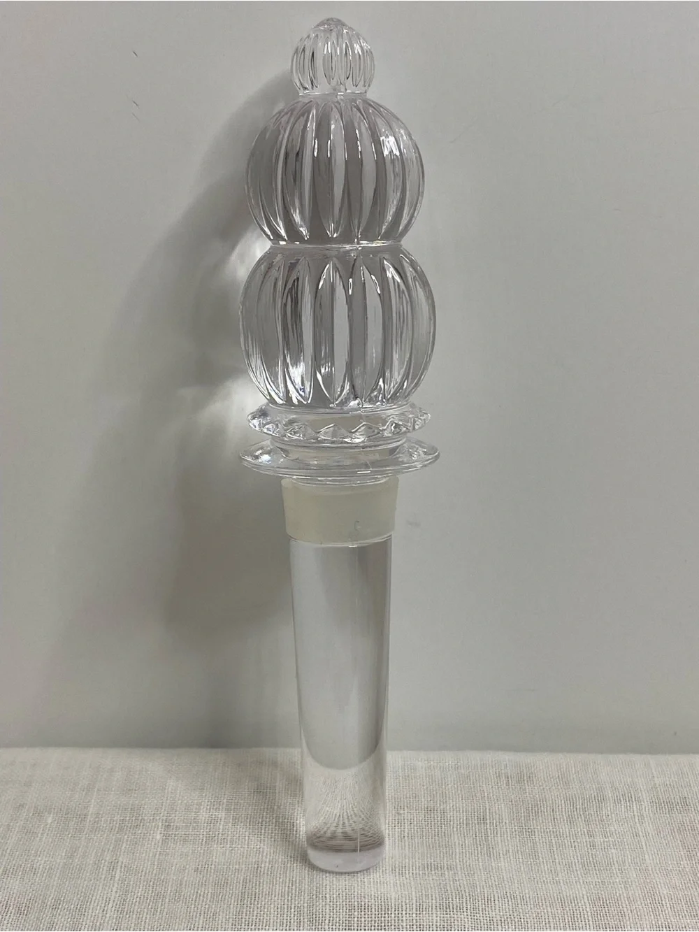 Mikasa Bottle Stopper Monterey Austrian Lead Crystal READ